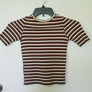 Forever 21 striped knit top